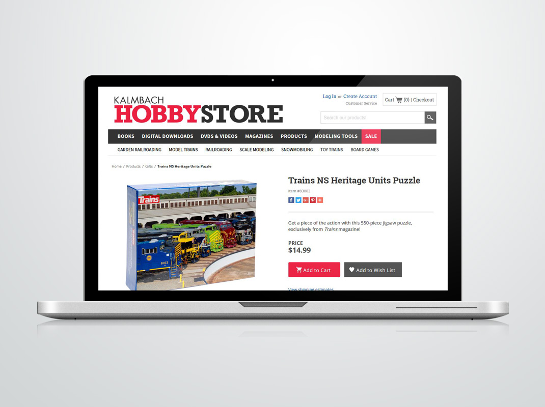 Hobby Store website